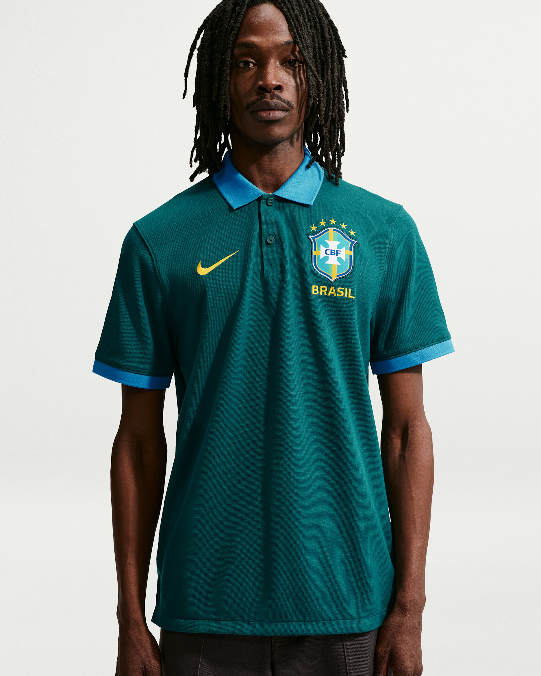 NIKE公式】ブラジル ザ ナイキ ポロ メンズ ナイキ Dri-FIT サッカー